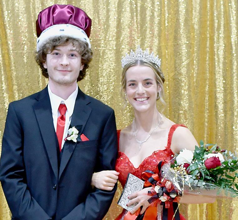 Ainsworth High School Seniors Mason Titus and Cheyan Temple were crowned King and Queen during the AHS 2024 Jr./Sr. Prom Grand March on Saturday evening, April 13th. Other candidates included Queen Candidates Katherine Kerrigan, Tessa Barthel, Taylor Allen, Karli Kral and Gracie Kinney; King Candidates - Trey Appelt, Carter Nelson, Airyan Goochey and Robert Reynolds.