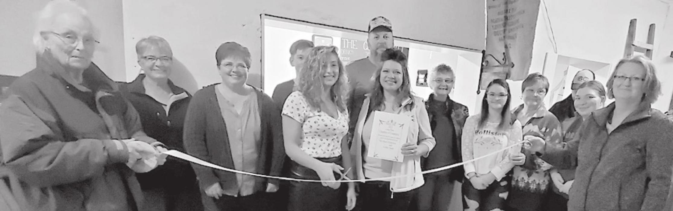 Long Pine Chamber of Commerce Holds Ribbon Cuttings for Coffee Vault and The Mane Attraction