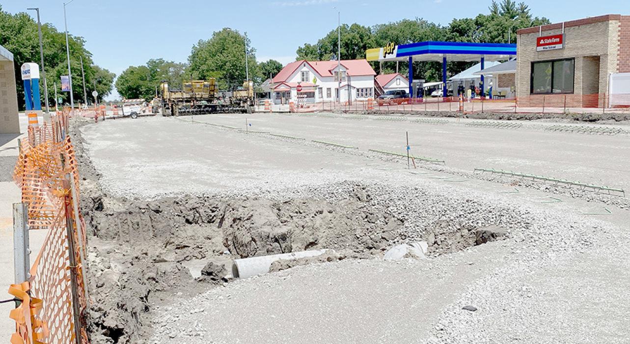 Main Street Project Work Continues in Ainsworth