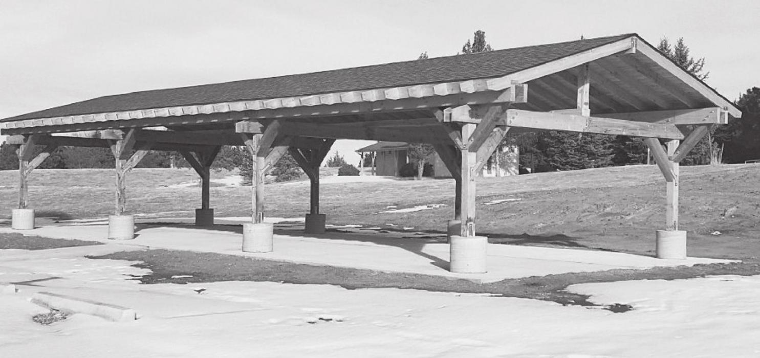 The new shelter at Merritt Reservoir State Recreation Area’s Cedar Bay. NGPC photo